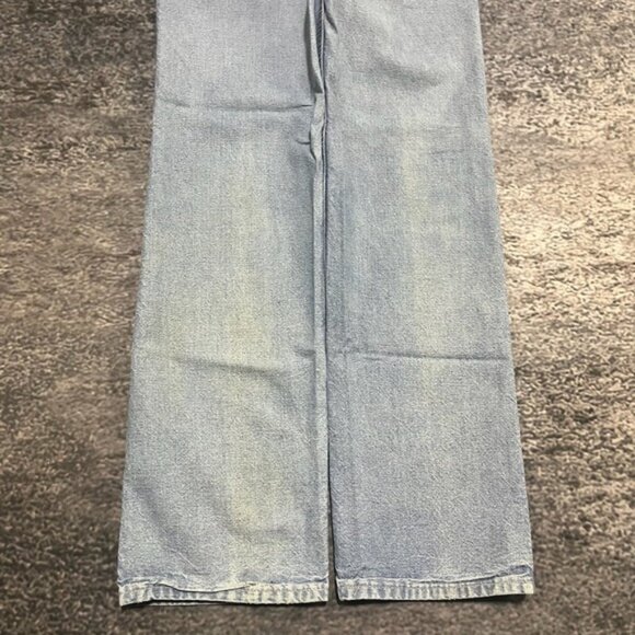 Vintage 70s Levi's Strauss Jeans 31x34 Light Blue Straight Flare Western - Picture 5 of 16